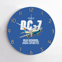 Thumbnail for Douglas DC-7B - Cartoon - No Frame - Blue