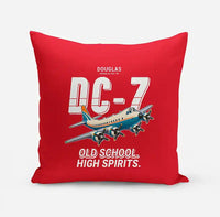 Thumbnail for Douglas DC-7B - Cartoon - Pillow - Red