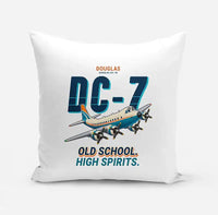 Thumbnail for Douglas DC-7B - Cartoon - Pillow - White