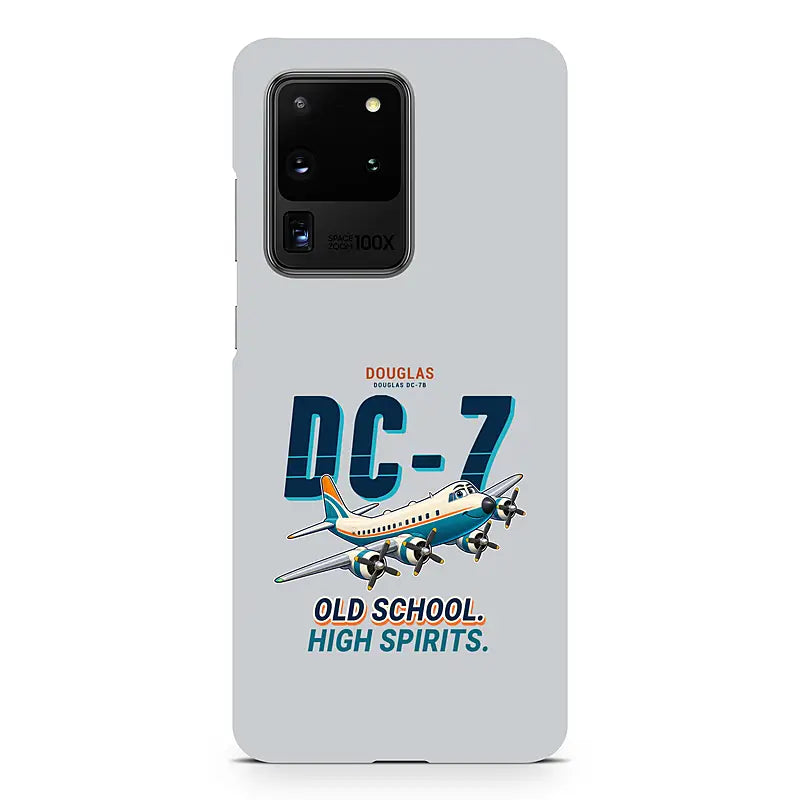 Douglas DC-7B - Cartoon - Samsung Case - Light Gray
