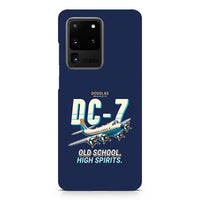 Thumbnail for Douglas DC-7B - Cartoon - Samsung Case - Navy Blue