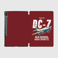 Thumbnail for Douglas DC-7B - Cartoon - Samsung Tablet - Dark Red