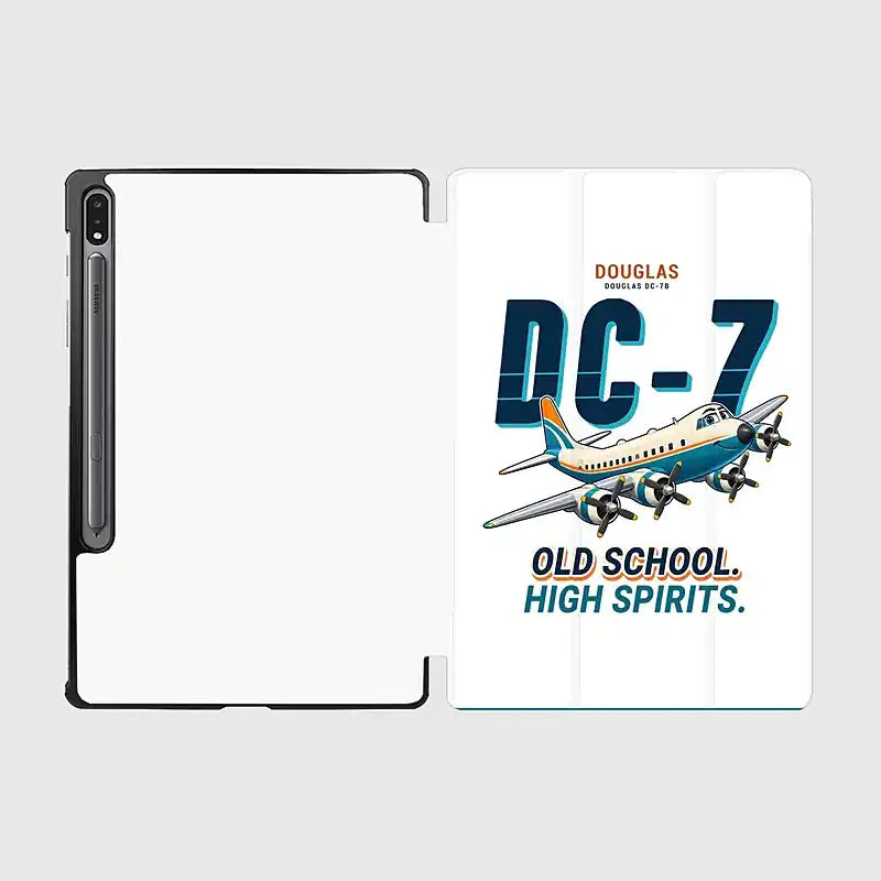 Douglas DC-7B - Cartoon - Samsung Tablet - White