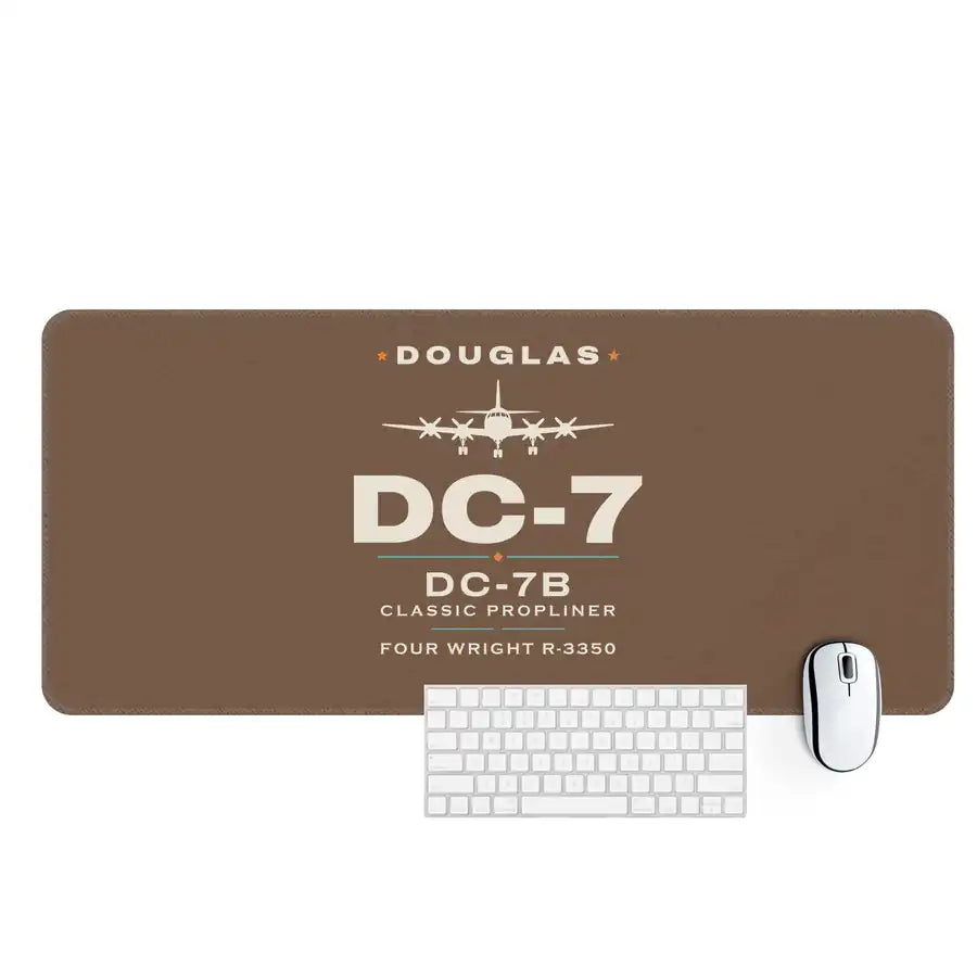 Douglas DC-7B - Heritage - Desk Mat - Brown