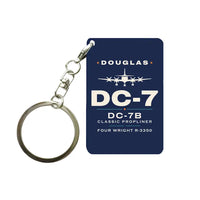 Thumbnail for Douglas DC-7B - Heritage - Key Chain - Navy Blue