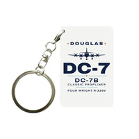Thumbnail for Douglas DC-7B - Heritage - Key Chain - White