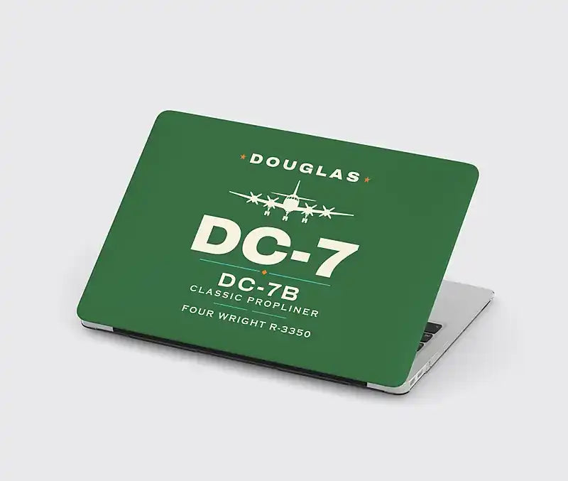 Douglas DC-7B - Heritage - MacBook Case - Green