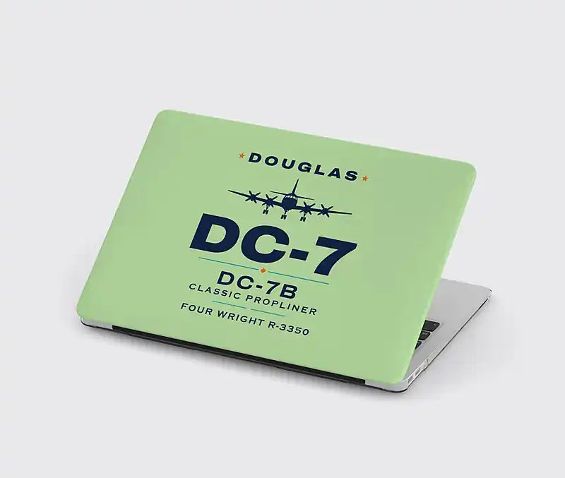 Douglas DC-7B - Heritage - MacBook Case - Light Green