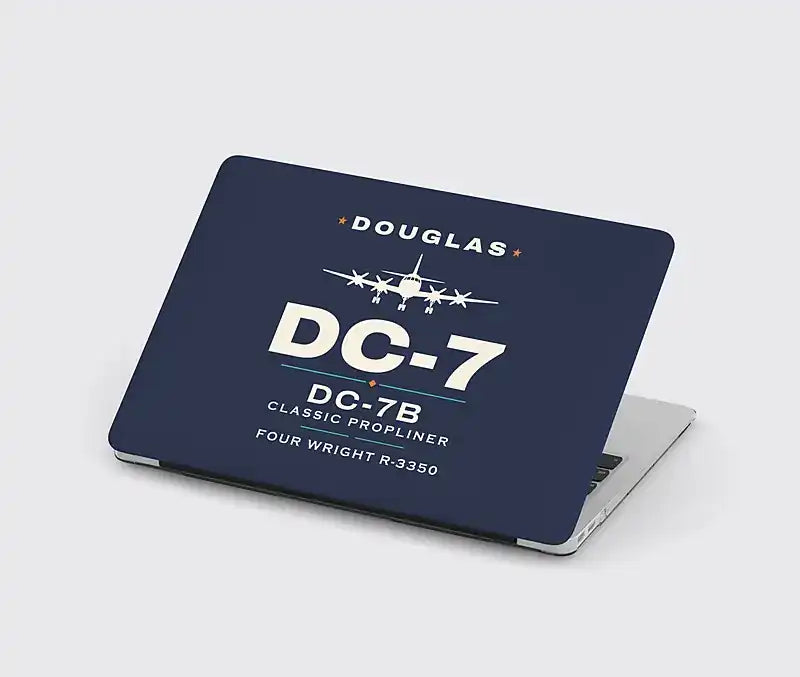 Douglas DC-7B - Heritage - MacBook Case - Navy Blue