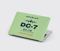 Thumbnail for Douglas DC-7B - Heritage + Name - MacBook Case - Light Green