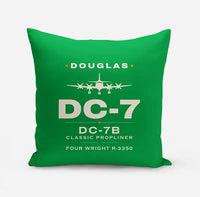 Thumbnail for Douglas DC-7B - Heritage - Pillow - Green