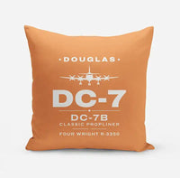 Thumbnail for Douglas DC-7B - Heritage - Pillow - Orange