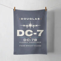 Thumbnail for Douglas DC-7B - Heritage - Towel - Navy Blue