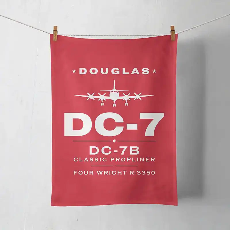 Douglas DC-7B - Heritage - Towel - Red