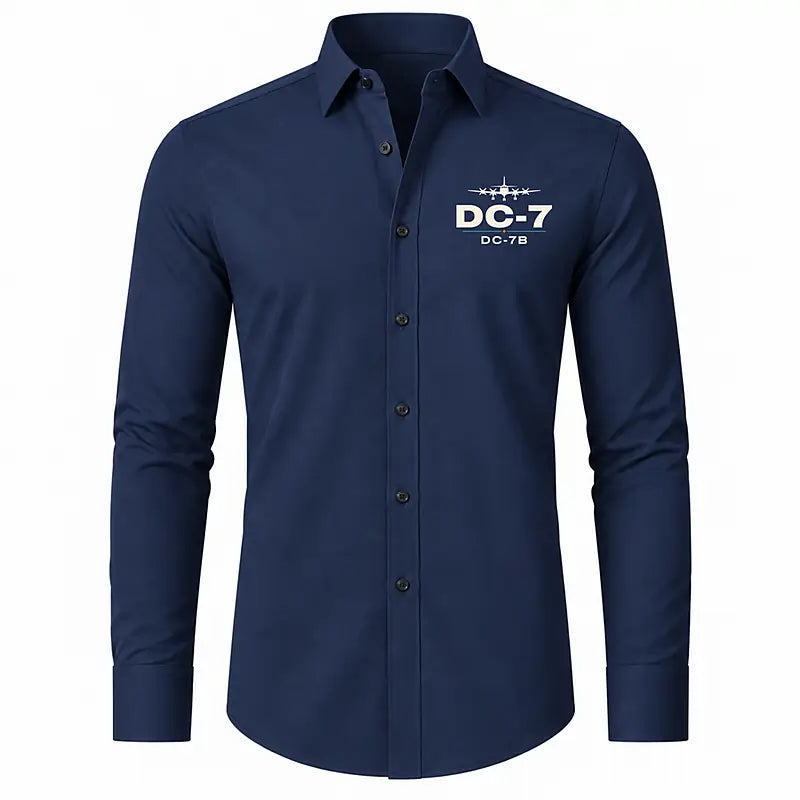 Douglas DC-7B - Long Sleeve Shirt - Heritage - Dark Blue