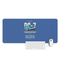 Thumbnail for Douglas DC-7B - Original - Desk Mat - Blue