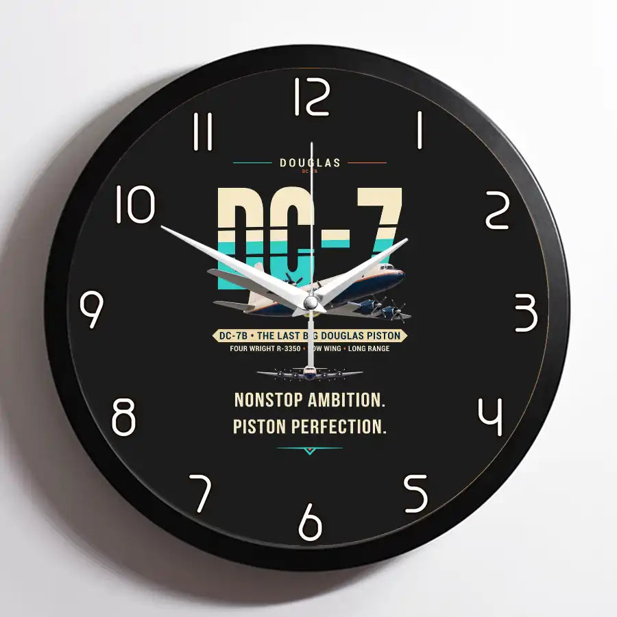 Douglas DC-7B - Original - Framed - Black
