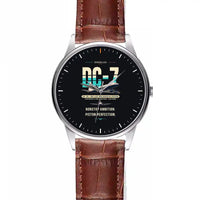 Thumbnail for Douglas DC-7B - Original - Leather Strap - Striped Brown Leather Strap