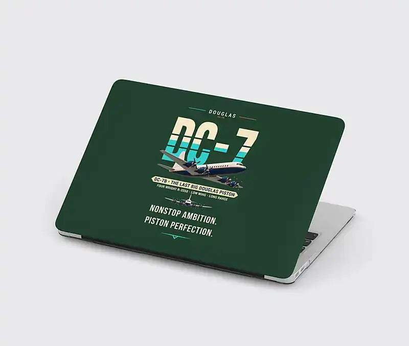 Douglas DC-7B - Original - MacBook Case - Dark Green