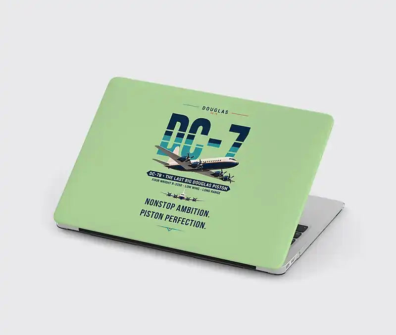 Douglas DC-7B - Original - MacBook Case - Light Green