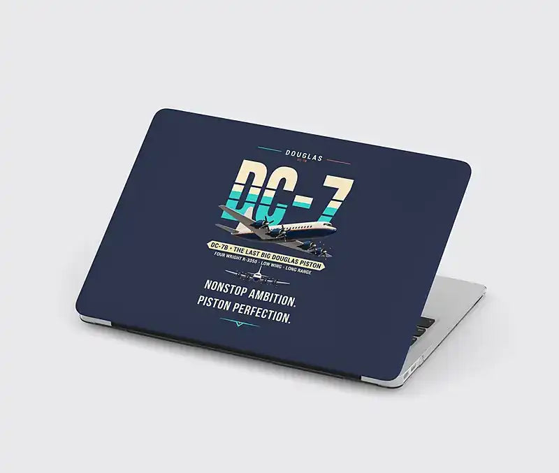 Douglas DC-7B - Original - MacBook Case - Navy Blue