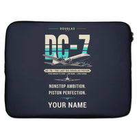 Thumbnail for Douglas DC-7B - Original + Name - Laptop Sleeve