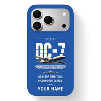 Thumbnail for Douglas DC-7B - Original + Name - MagSafe iPhone 17 Pro - Blue