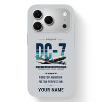 Thumbnail for Douglas DC-7B - Original + Name - MagSafe iPhone 17 Pro - Light Gray