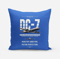 Thumbnail for Douglas DC-7B - Original - Pillow - Blue