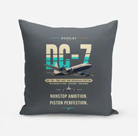 Thumbnail for Douglas DC-7B - Original - Pillow - Gray
