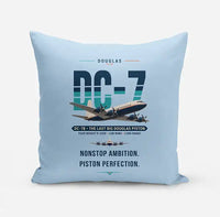 Thumbnail for Douglas DC-7B - Original - Pillow - Light Blue