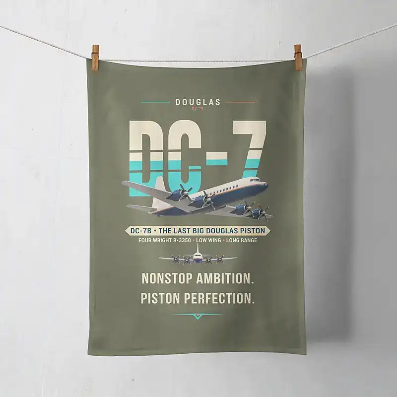 Douglas DC-7B - Original - Towel - Green Army