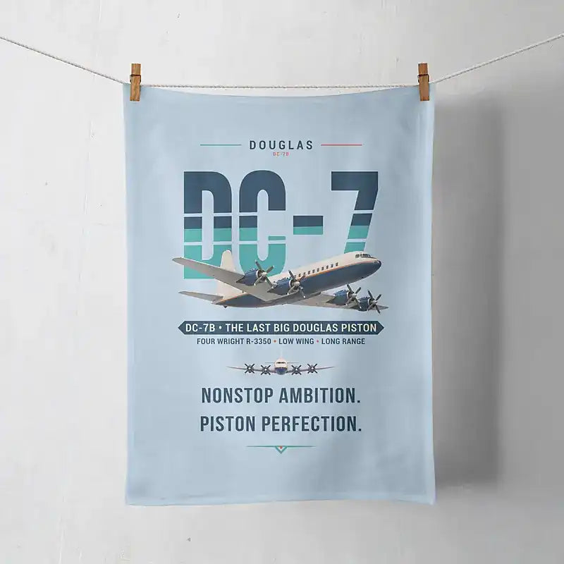 Douglas DC-7B - Original - Towel - Light Blue