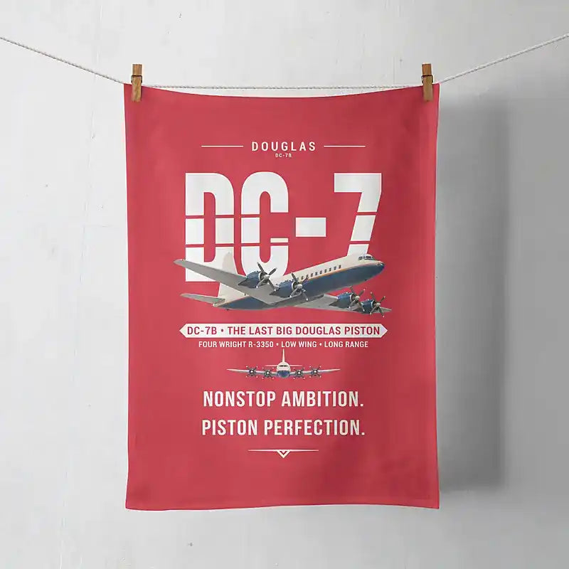 Douglas DC-7B - Original - Towel - Red