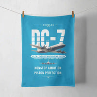 Thumbnail for Douglas DC-7B - Original - Towel - Turquoise