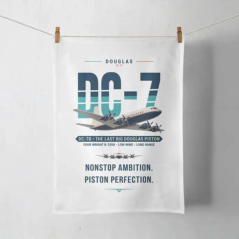 Douglas DC-7B - Original - Towel - White