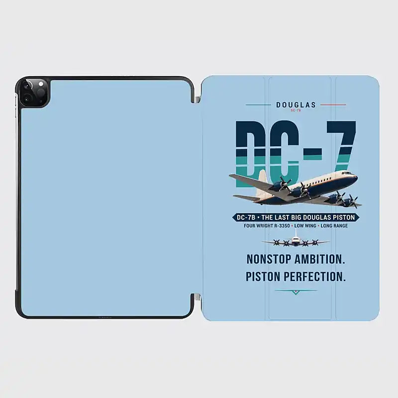 Douglas DC-7B - Original - iPad Case - Light Blue