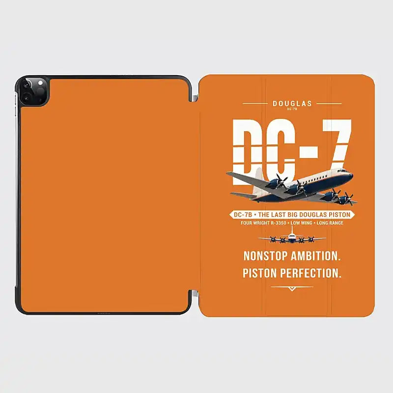 Douglas DC-7B - Original - iPad Case - Orange