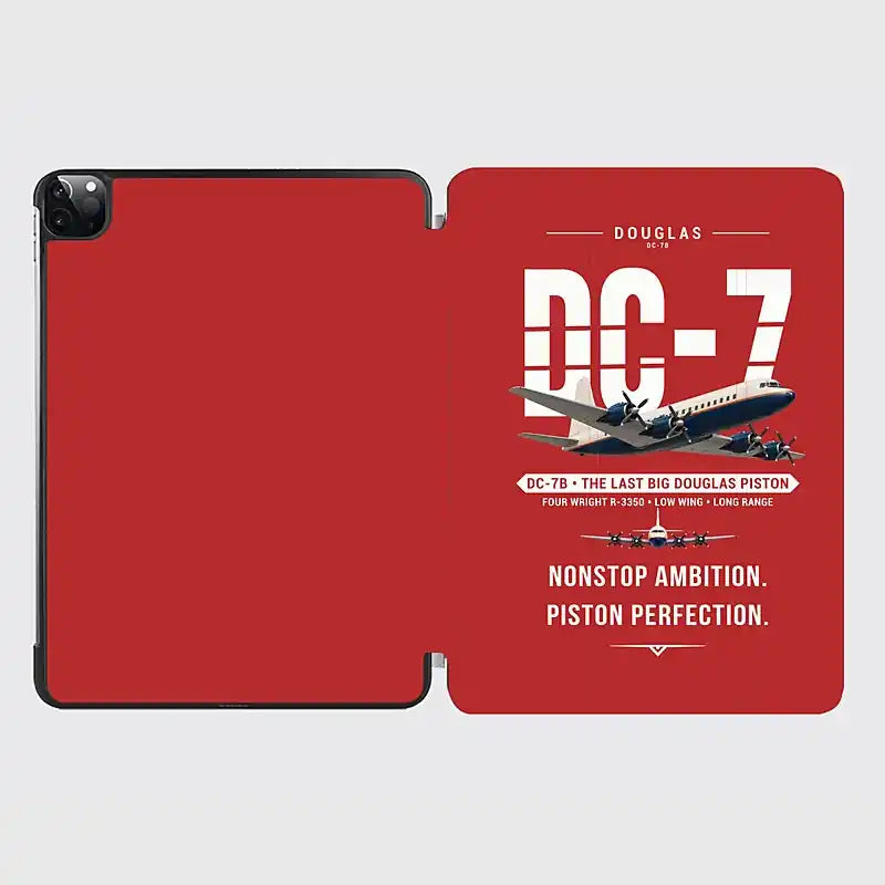 Douglas DC-7B - Original - iPad Case - Red