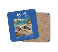 Thumbnail for Douglas DC-7B - Poster - Coaster - Blue