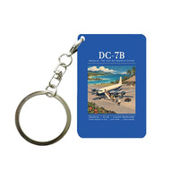 Thumbnail for Douglas DC-7B - Poster - Key Chain - Blue