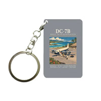 Thumbnail for Douglas DC-7B - Poster - Key Chain - Gray