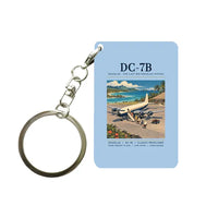 Thumbnail for Douglas DC-7B - Poster - Key Chain - Light Blue