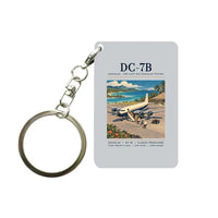 Thumbnail for Douglas DC-7B - Poster - Key Chain - Light Gray