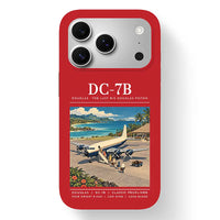Thumbnail for Douglas DC-7B - Poster - MagSafe iPhone 17 Pro - Red