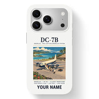 Thumbnail for Douglas DC-7B - Poster + Name - MagSafe iPhone 17 Pro - White