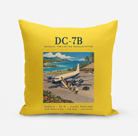 Thumbnail for Douglas DC-7B - Poster - Pillow - Yellow