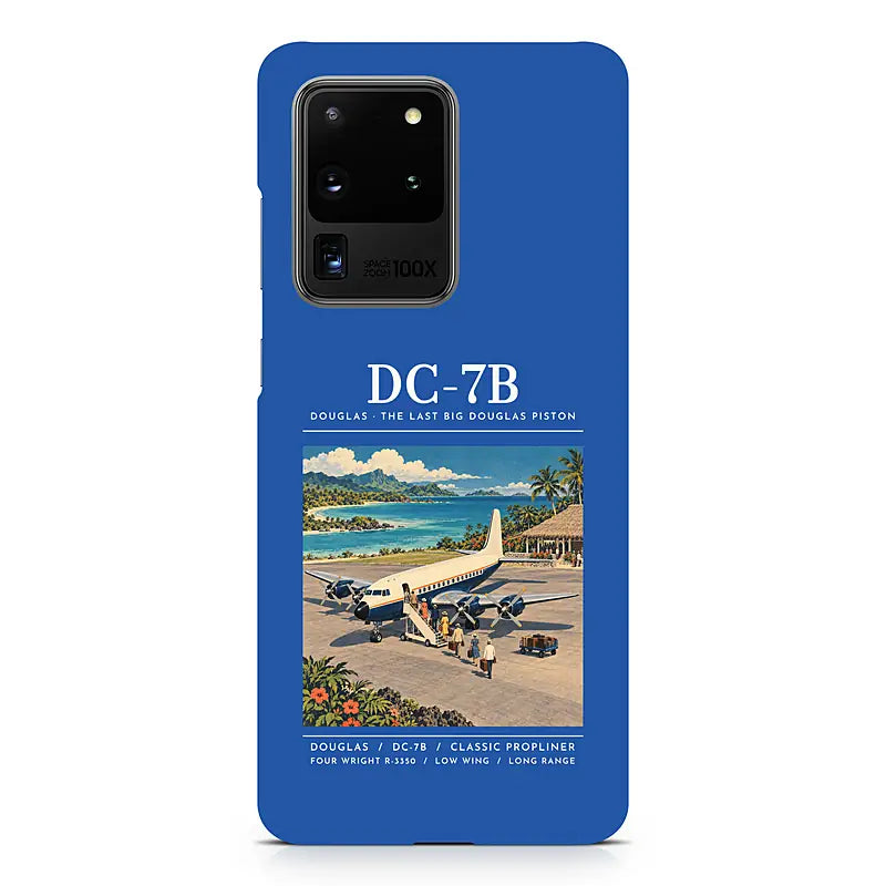 Douglas DC-7B - Poster - Samsung Case - Blue