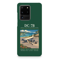 Thumbnail for Douglas DC-7B - Poster - Samsung Case - Dark Green