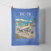 Thumbnail for Douglas DC-7B - Poster - Towel - Blue